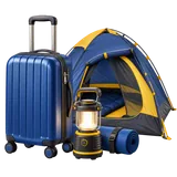 Imagem da categoria Viagem, Camping e Lazer: Malas, barracas, acessórios de viagem e equipamentos para lazer.