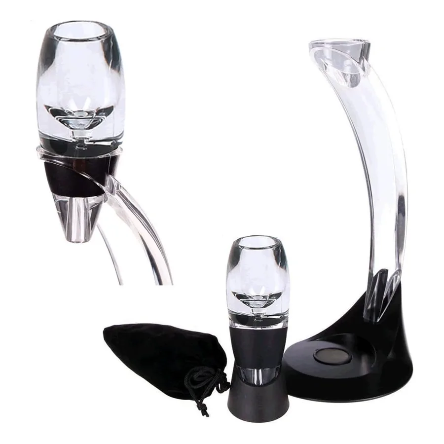 Aerador Magic Deluxe posicionado no suporte