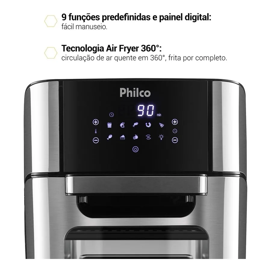 Air Fryer Philco PFR2200P, imagem 4