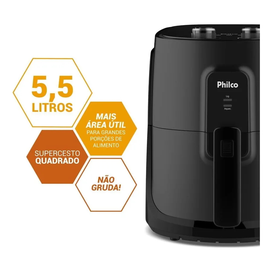 Air Fryer Philco PAF55A, imagem 4