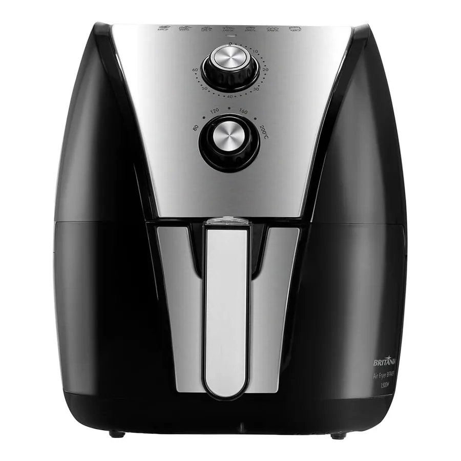 Airfryer 5L Britânia BFR40PI preta inox