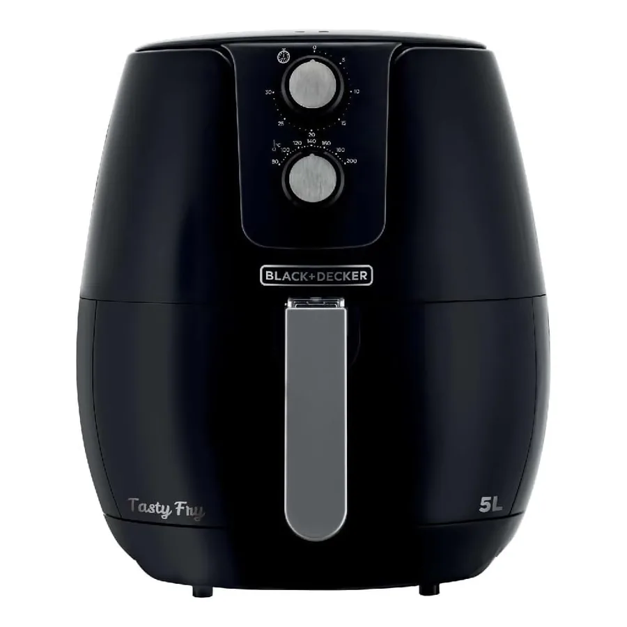 Airfryer 5L Black Decker AFM5-BR preta