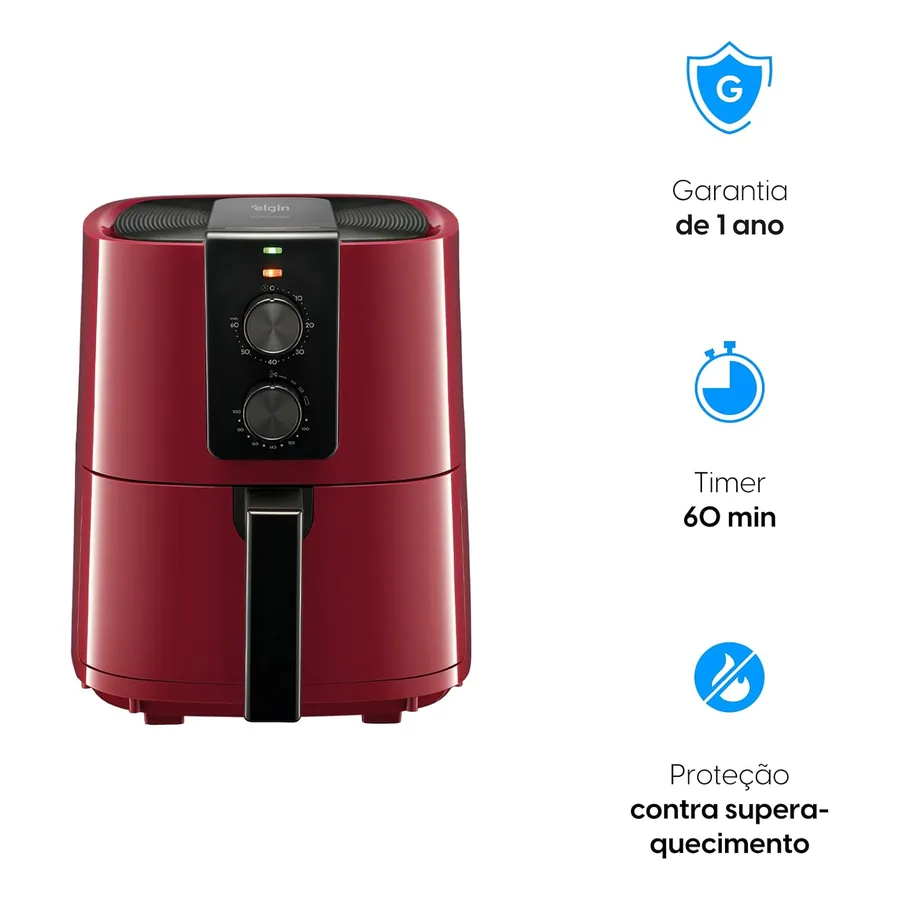 Airfryer 5,5L Elgin Cuisine Fry, imagem 4