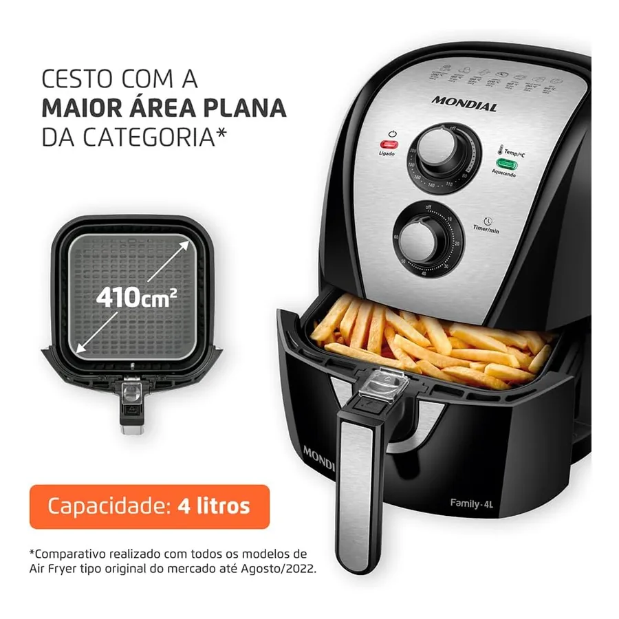 Cesto quadrado AFN-40-BI
