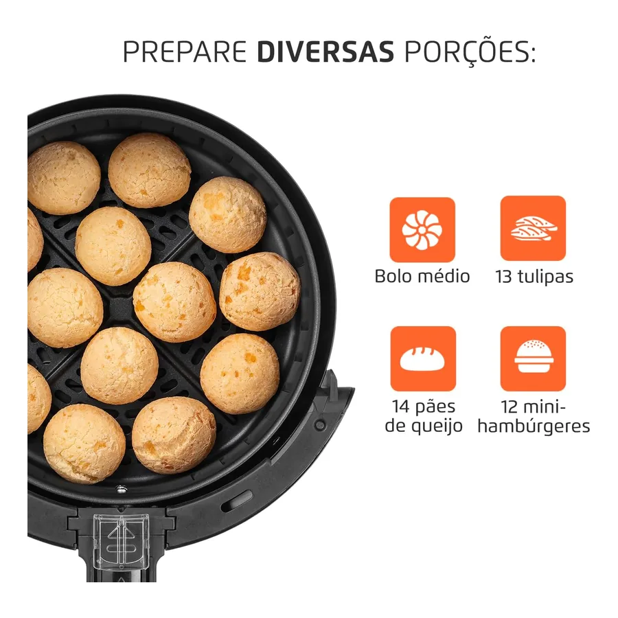 Airfryer Mondial Pratic AF-36-BI, imagem 4