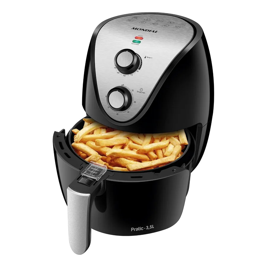Airfryer Mondial AF-30 I preta inox