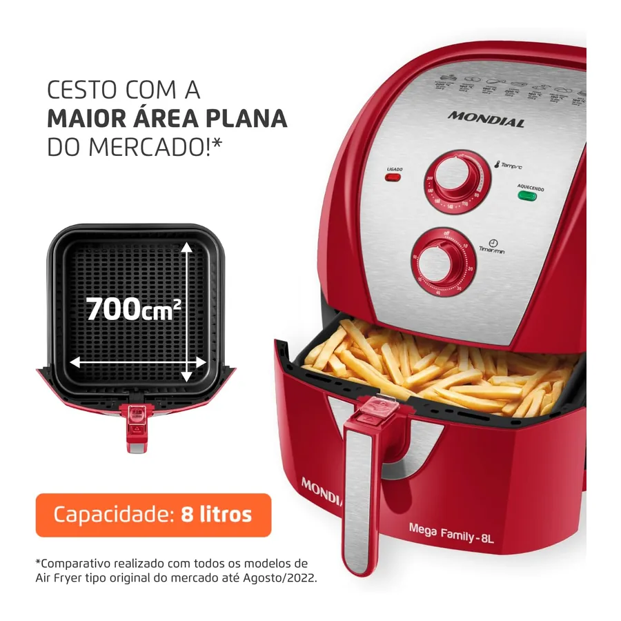 Air Fryer Mondial AFN-80-RI, imagem 4
