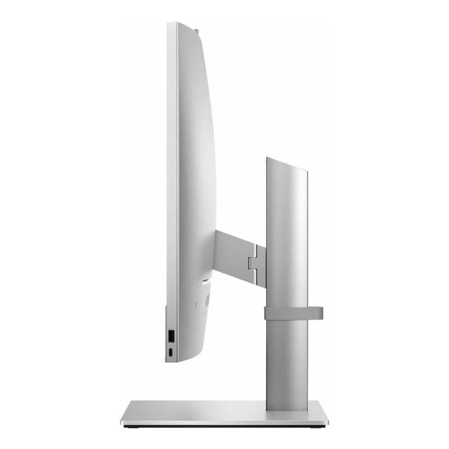 Detalhe da base e conectores do HP EliteOne 840 G9