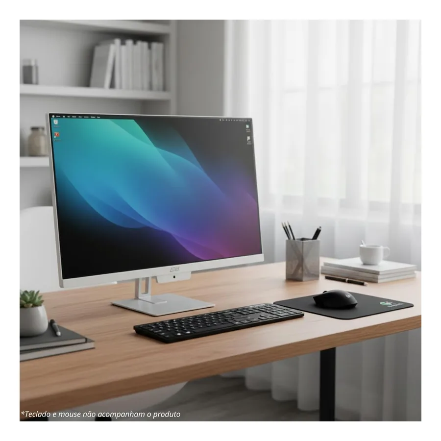 All In One Aitek 7700HQ tela 23,8 polegadas branco