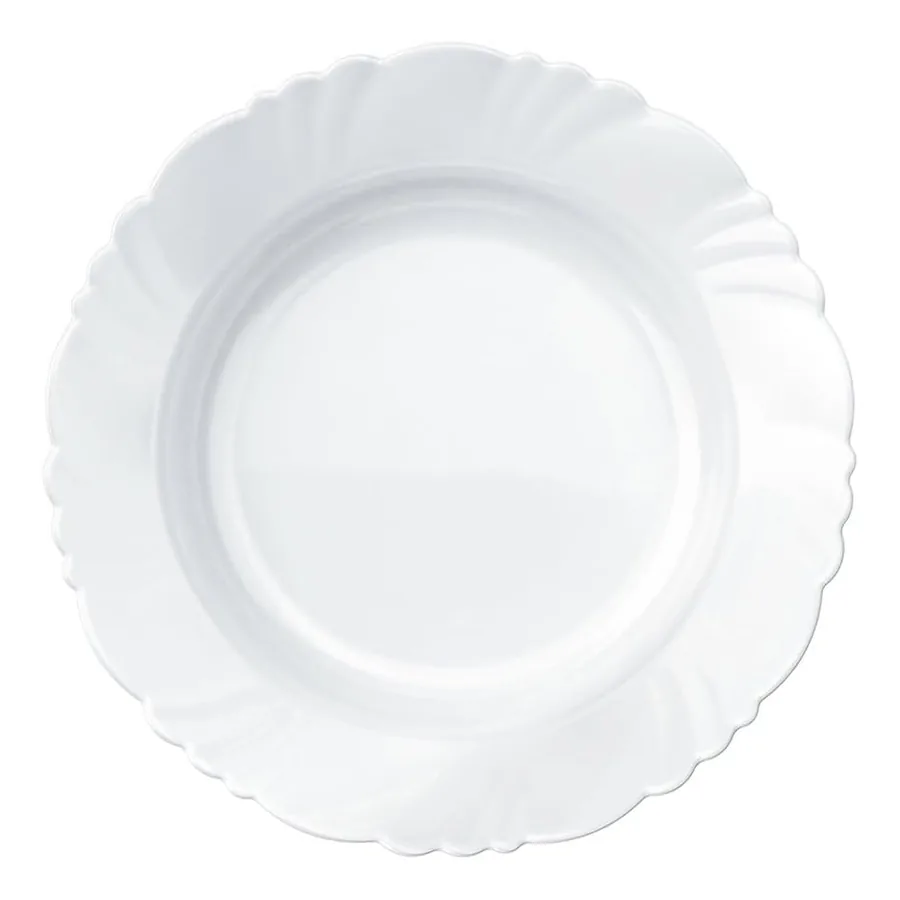 Conjunto Duralex Opaline Pétala na mesa