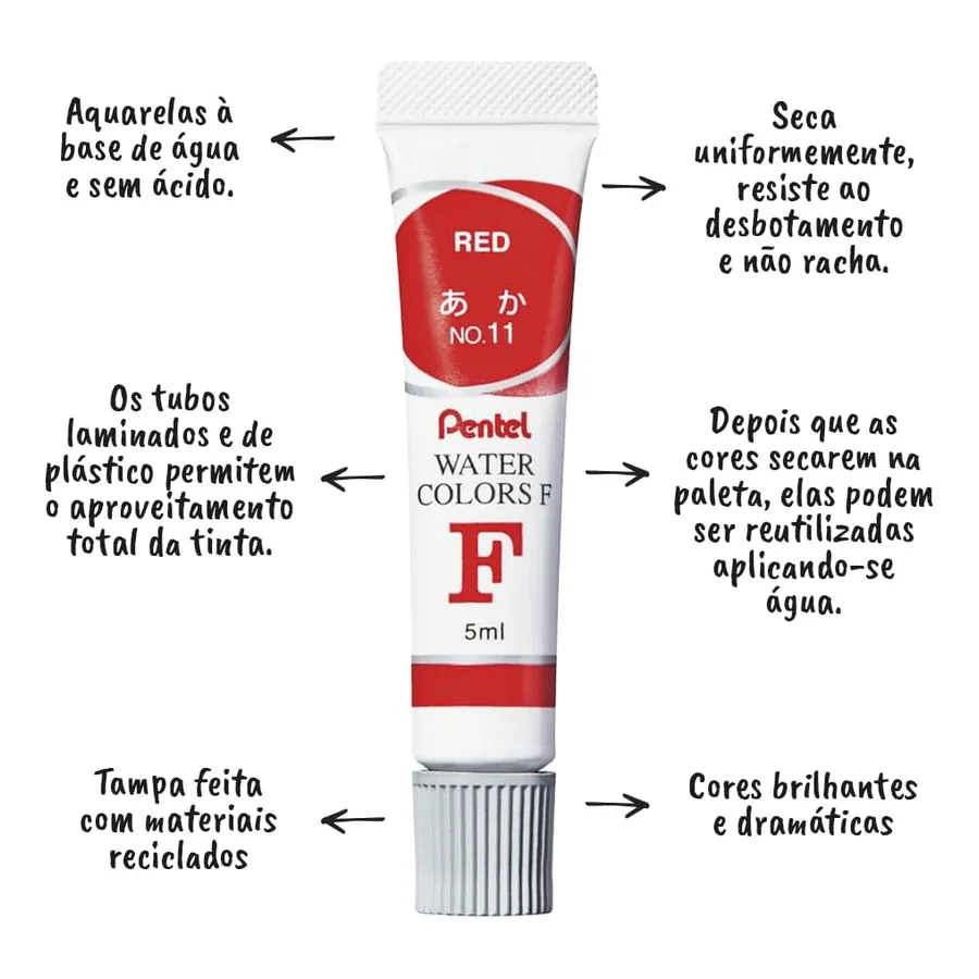 Embalagem de alta qualidade Pentel WFRS-12