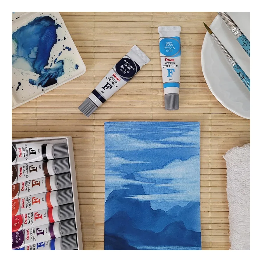 Aquarela Pentel WFRS-12, imagem 4