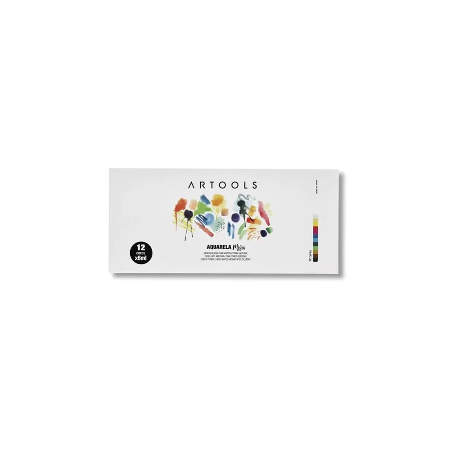 Bisnagas de aquarela Misci 6ml