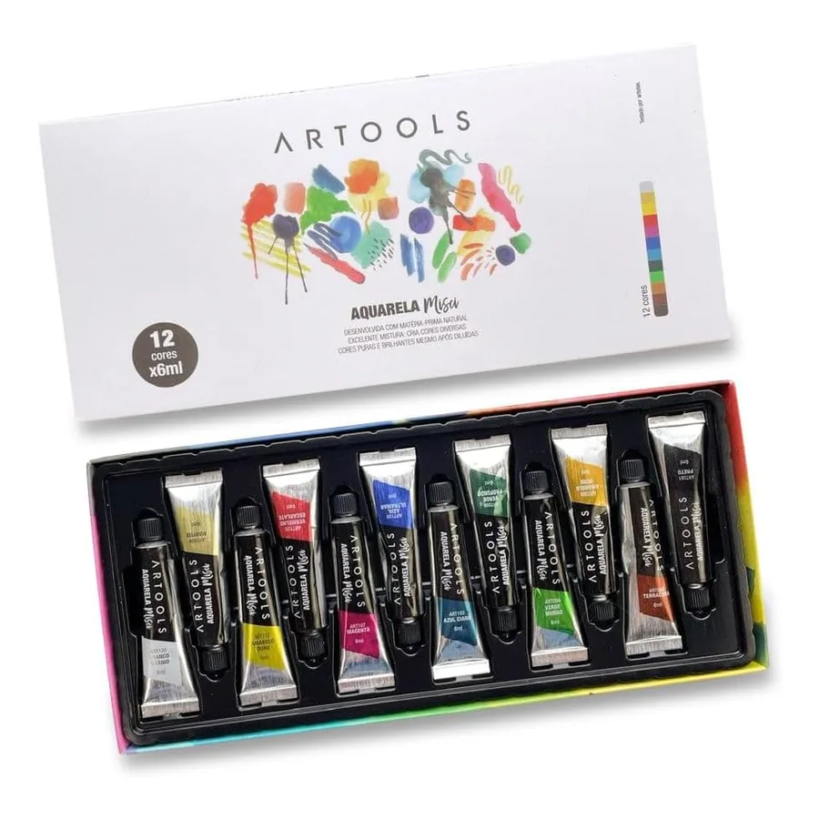 Aquarela Misci cores vibrantes