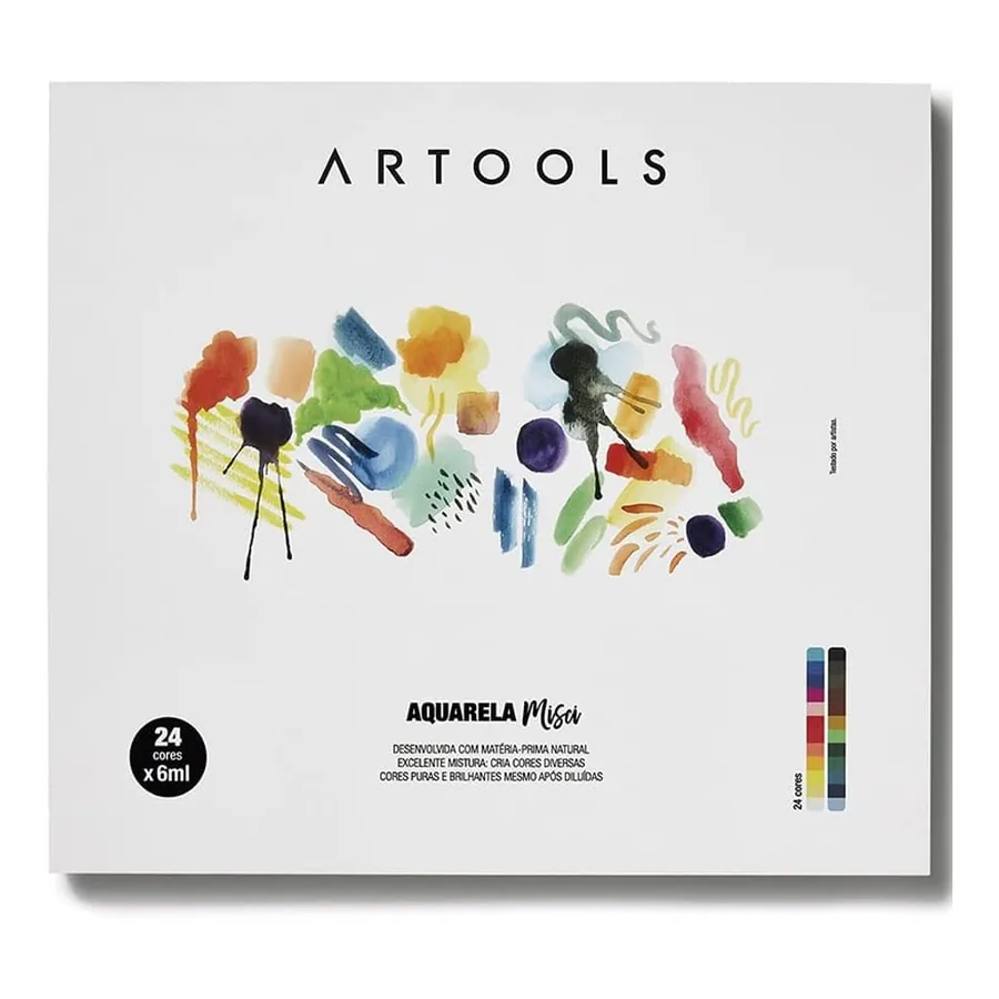 Aquarela Artools Misci 24 bisnagas alumínio 6ml