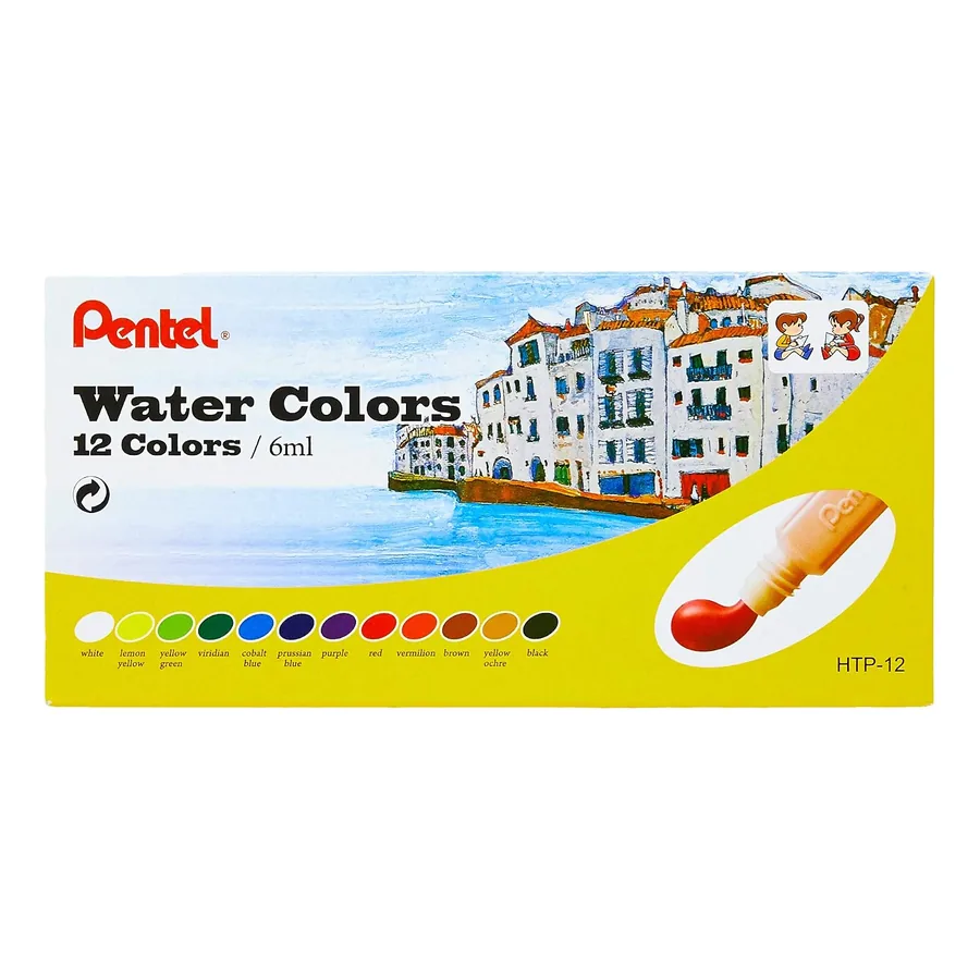Aquarela para iniciantes Pentel HTP-12B
