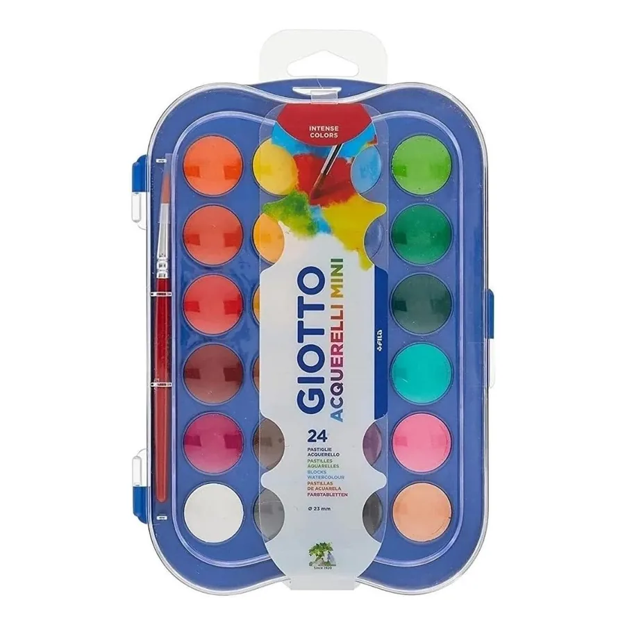 GIOTTO Acquarelli Mini 24 pastilhas 23mm