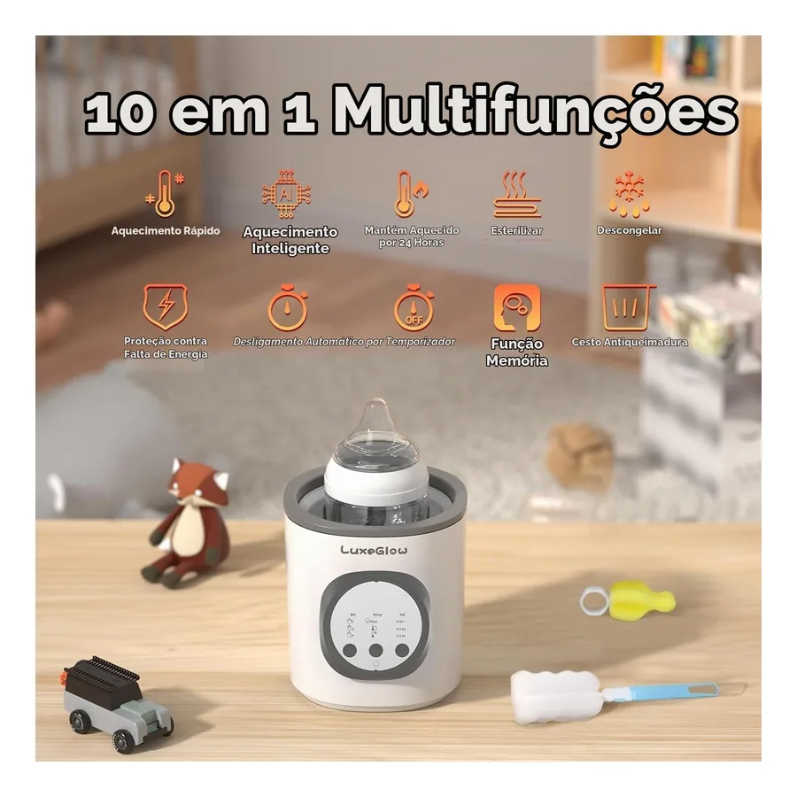 LuxeGlow W001 com mamadeira