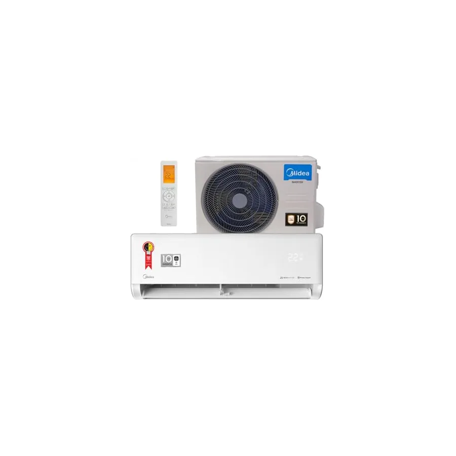 Painel frontal Midea AI Ecomaster