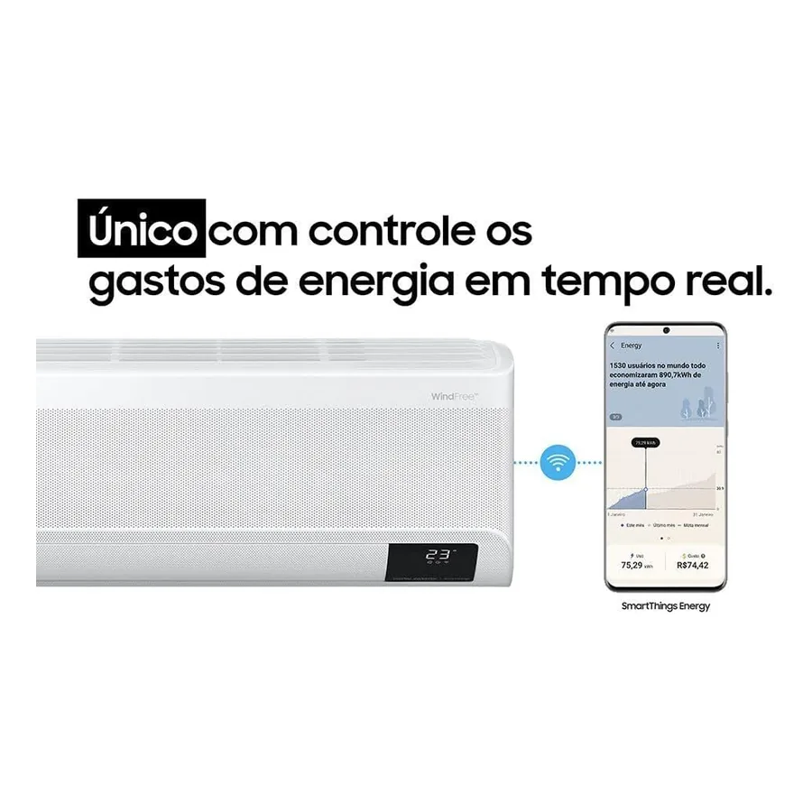 Samsung 18.000 BTUs Split WindFree Connect, imagem 4