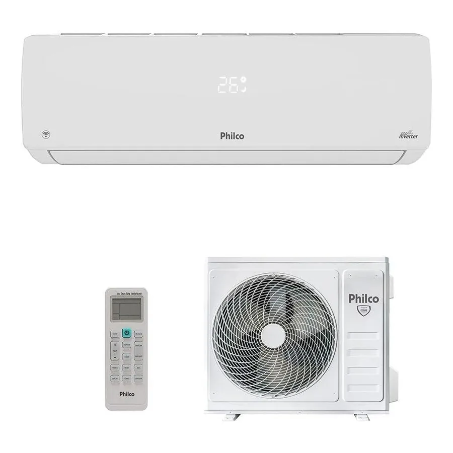 Philco 30.000 BTUs Eco Inverter - evaporadora branca