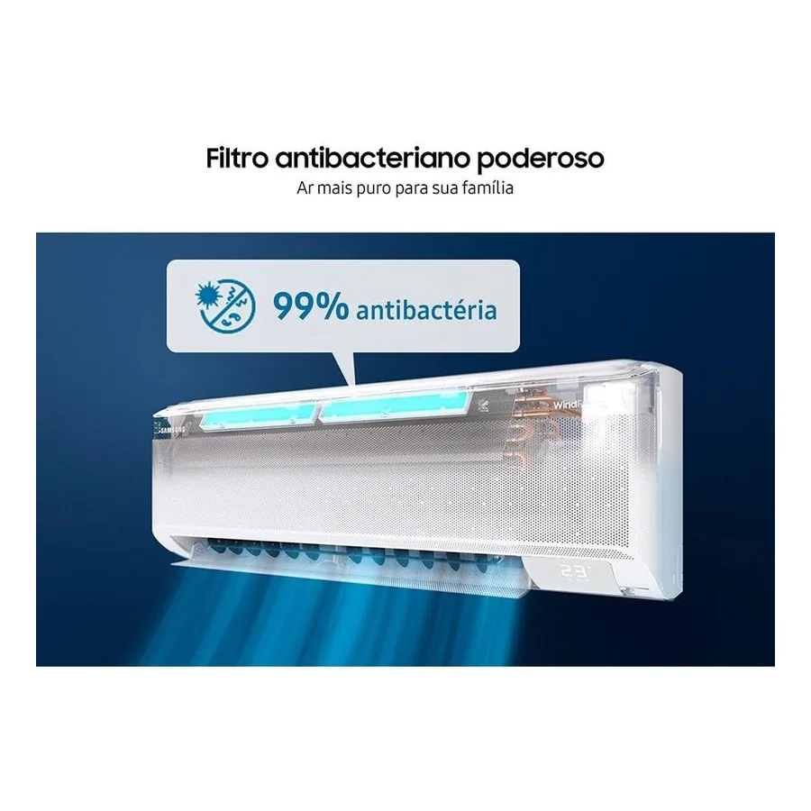 Controle remoto e painel do Ar-Condicionado Samsung Ar24
