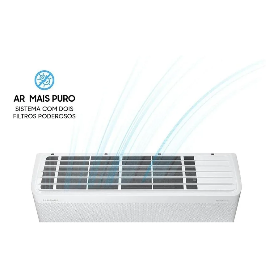 Detalhe dos microfuros WindFree Connect