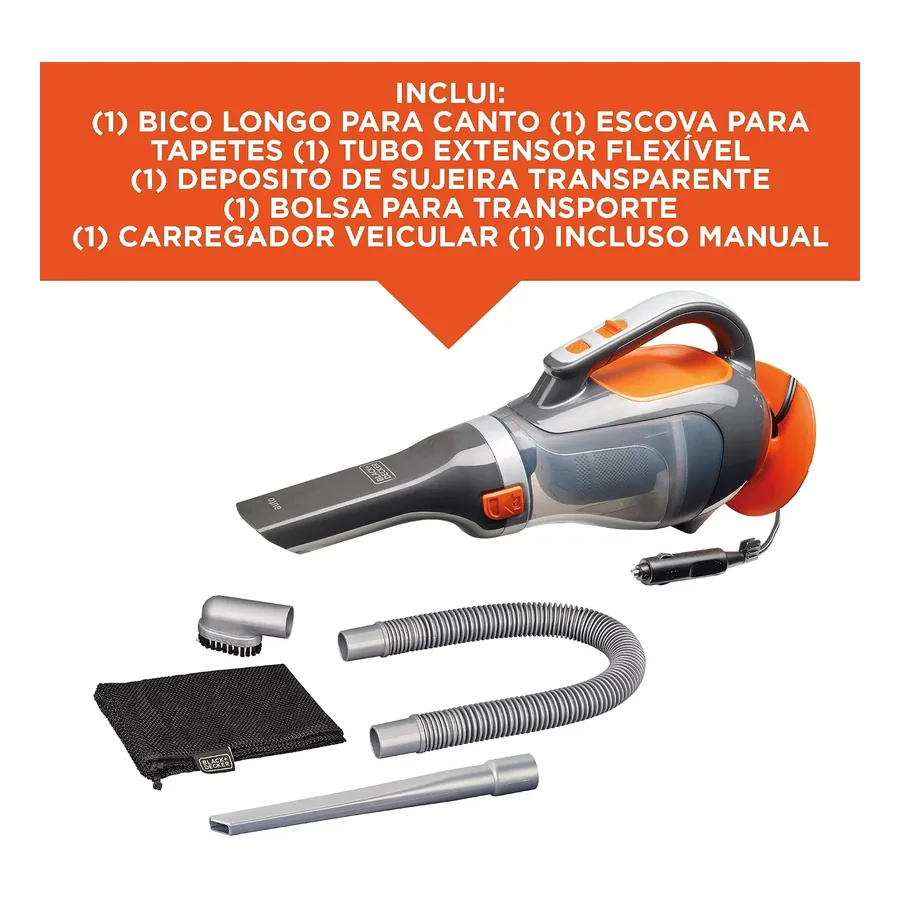 Aspirador de pó automotivo Black Decker BDCV610, imagem 4