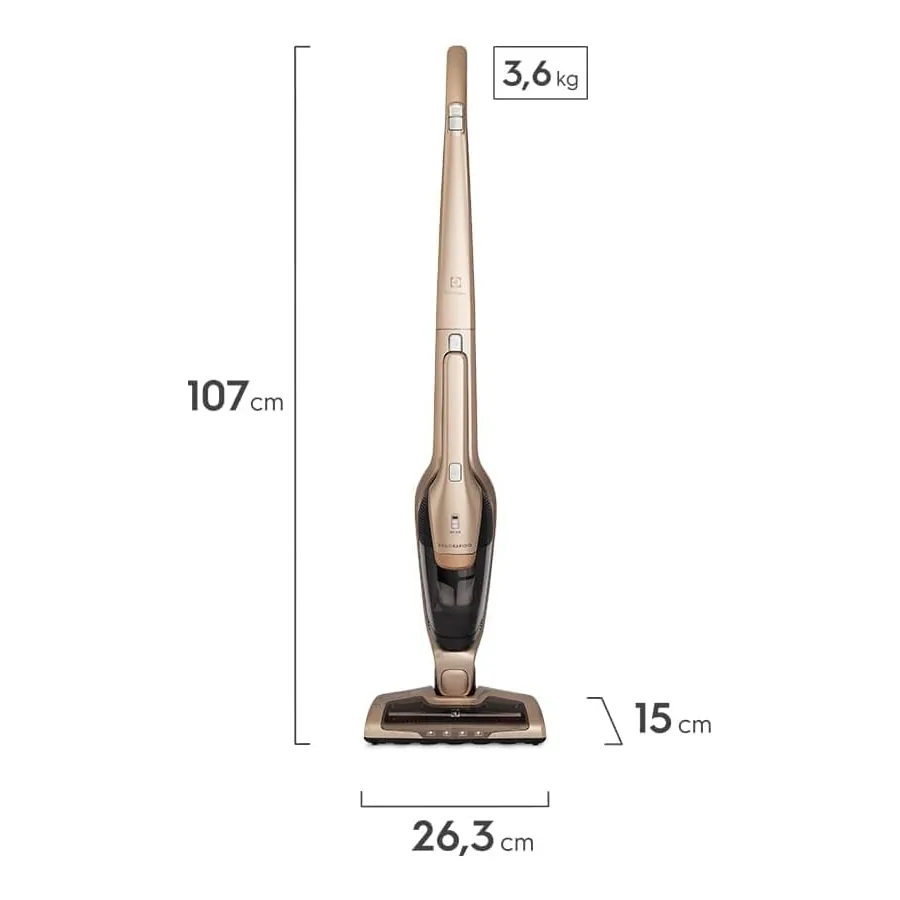 Aspirador de pó vertical Electrolux ERG26, imagem 4