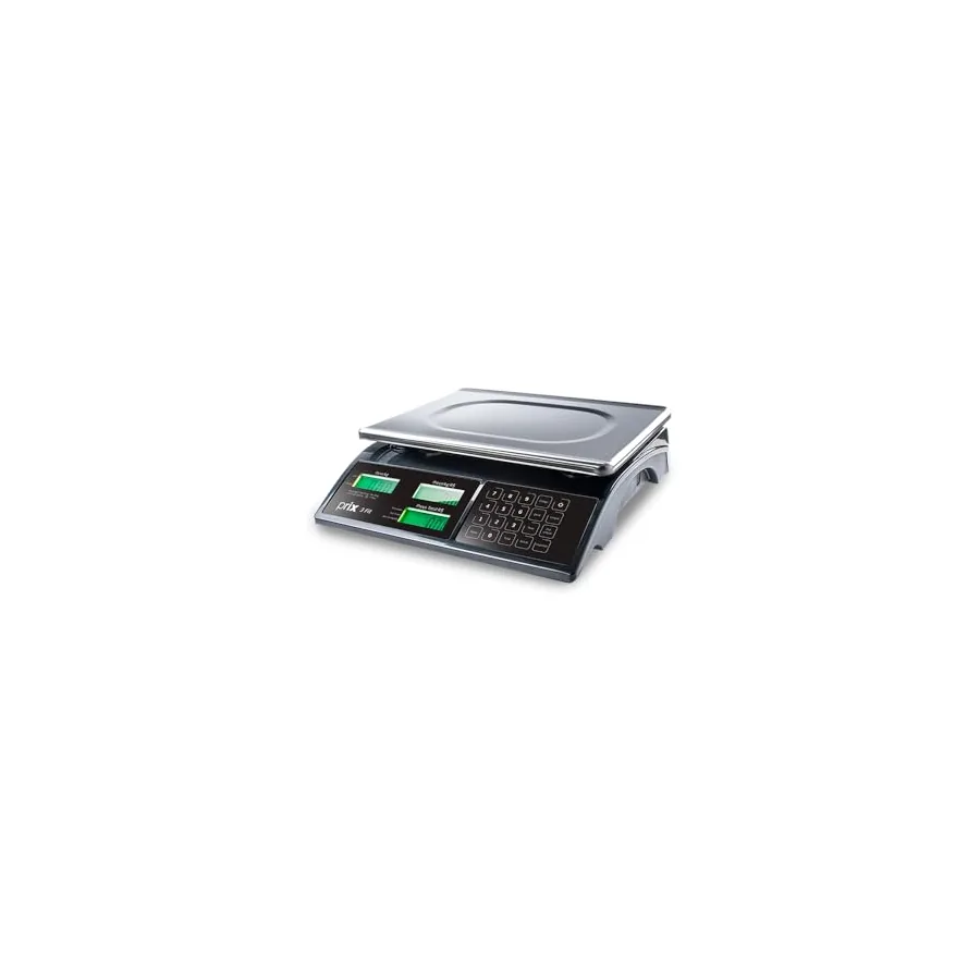 Vista frontal da Balança Prix 3 Fit com visor LCD