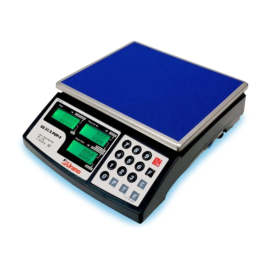 Balança Urano POP-S com visor e teclado