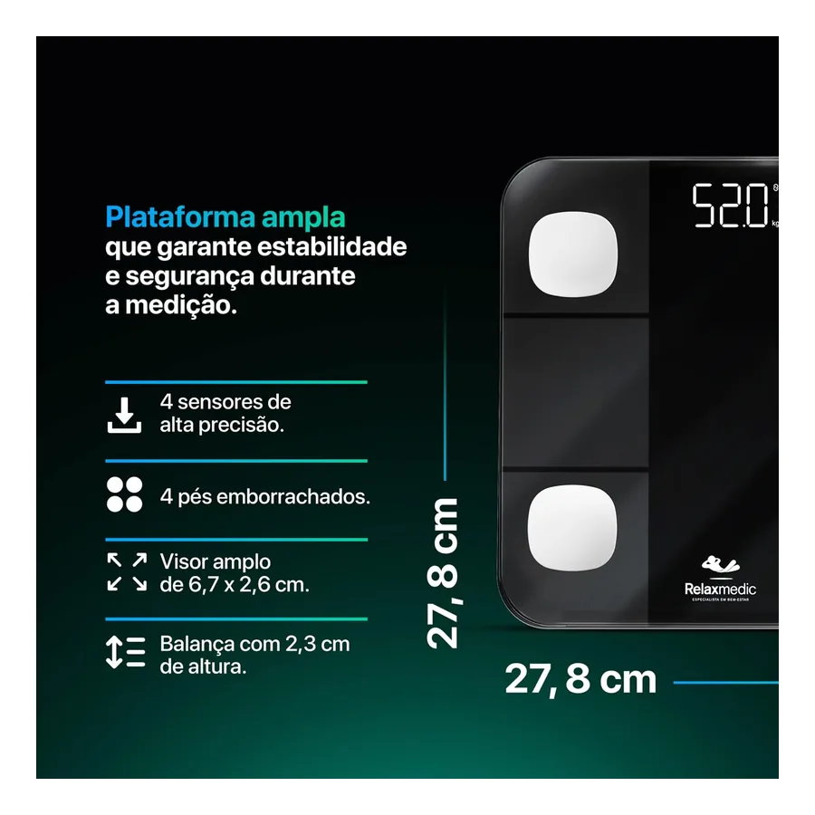 Balança Digital Relaxmedic Smart Neo, imagem 3