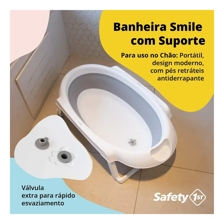 Banheira com Suporte Safety 1st Smile, imagem 4