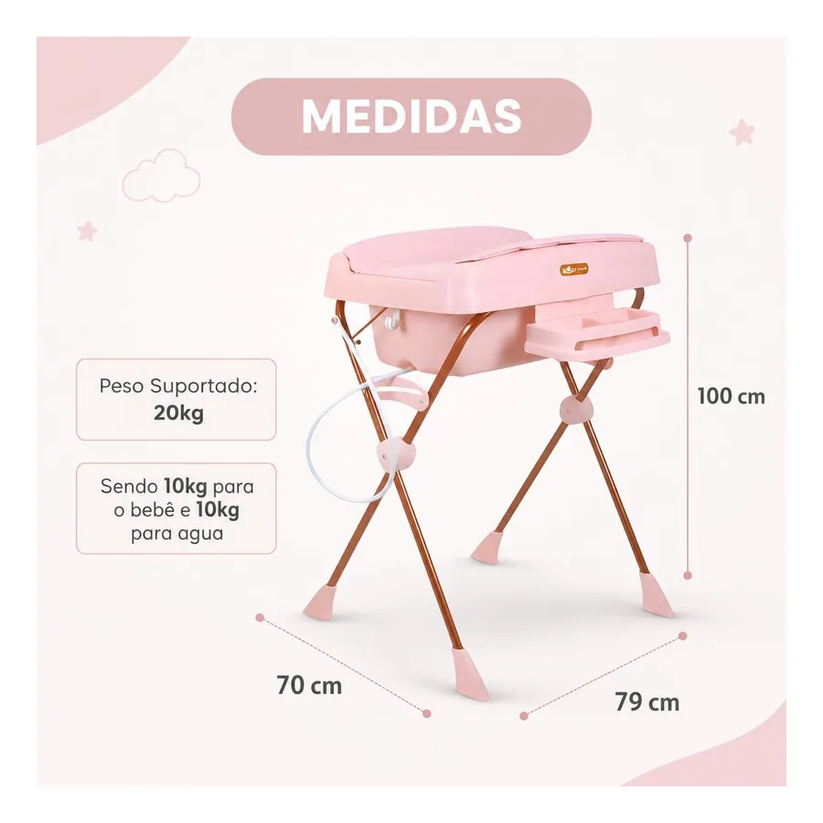 Banheira de Bebê Burigotto Millenia, imagem 4