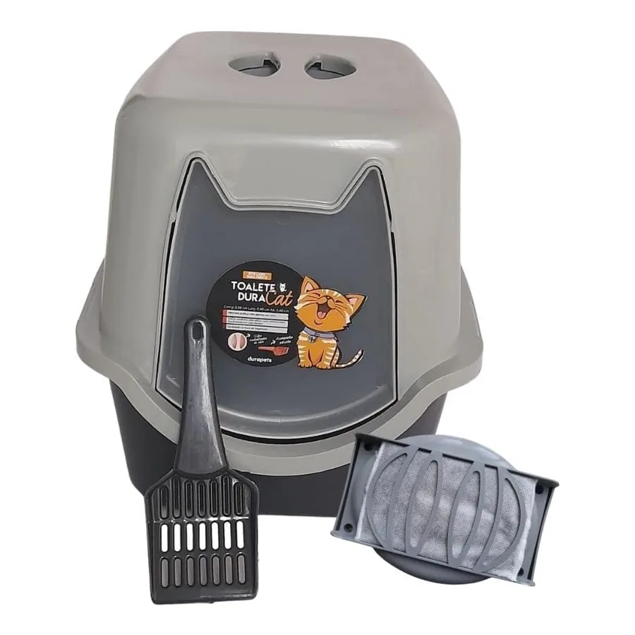Banheiro para Gato Jheppbay Duracats preto