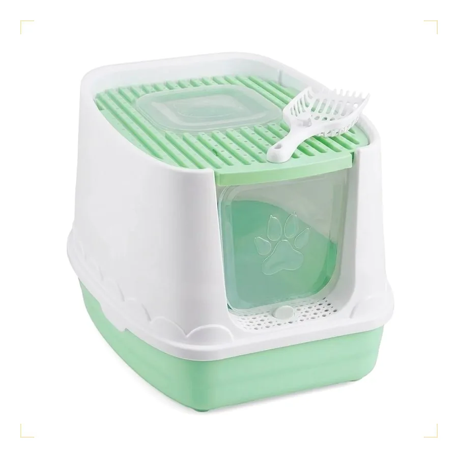Banheiro para Gato Animaux Premium verde