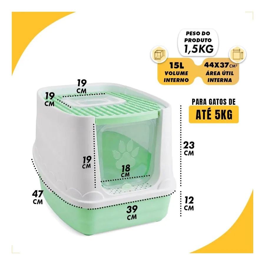 Banheiro para Gato Animaux Premium, imagem 4