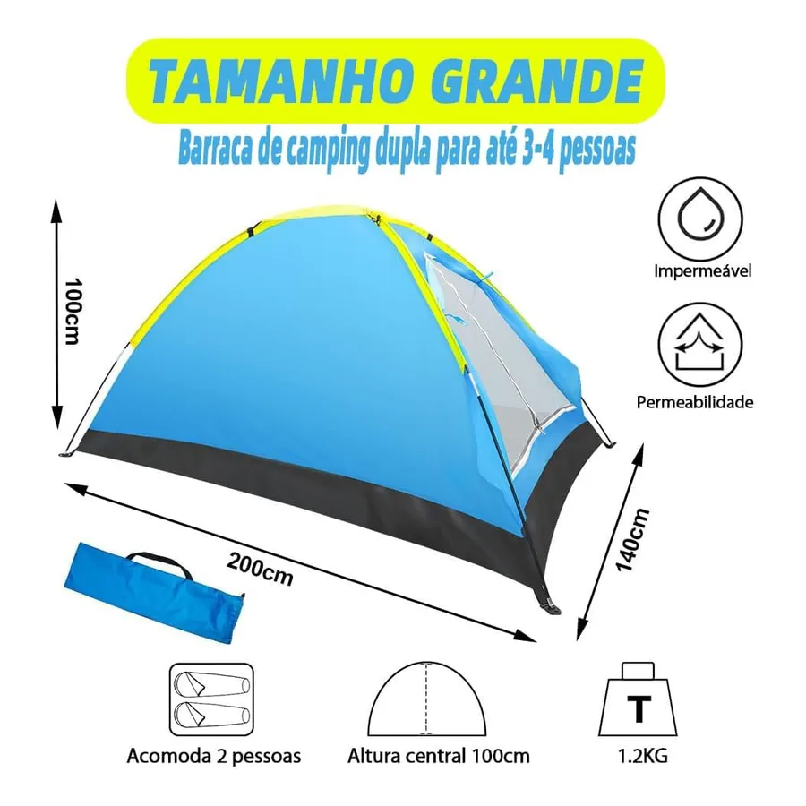 Barraca de Camping para 2 Pessoas Botahan B0DLVYTF3Y