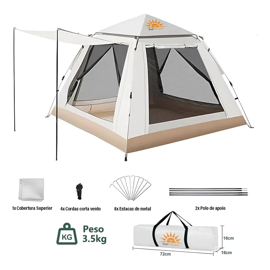 Barraca de Camping para 4 Pessoas Modus Camping, imagem 4