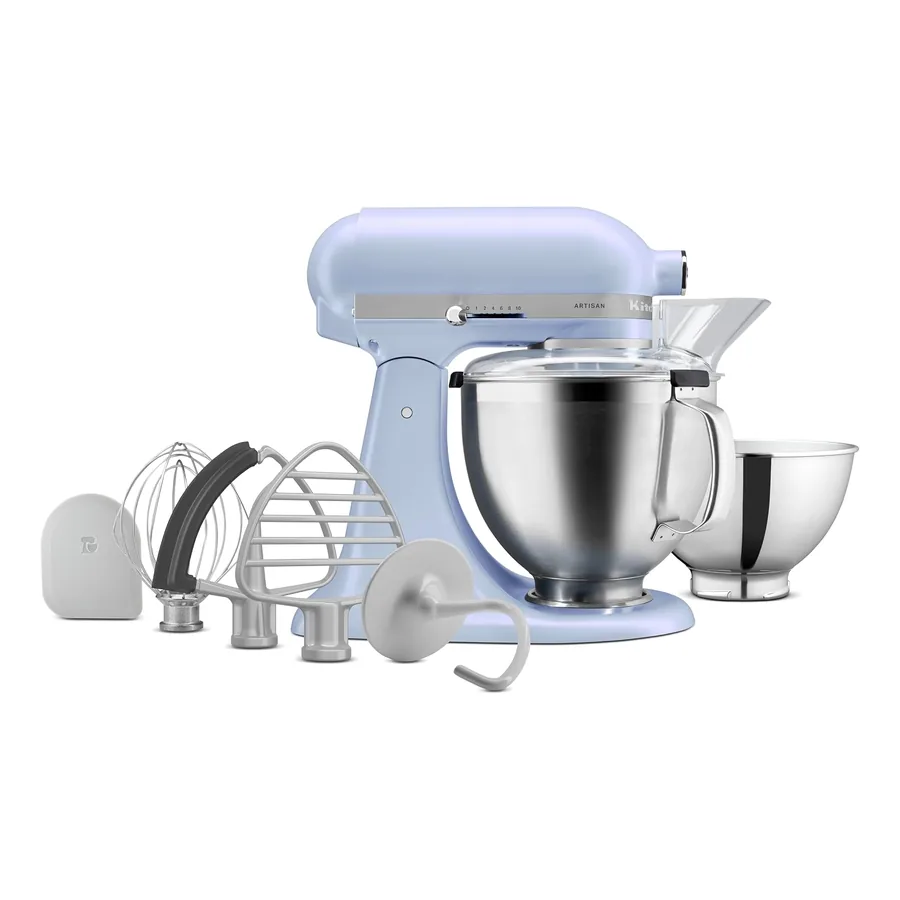 Batedeira KitchenAid KEA38AF Blue Salt com duas tigelas inox