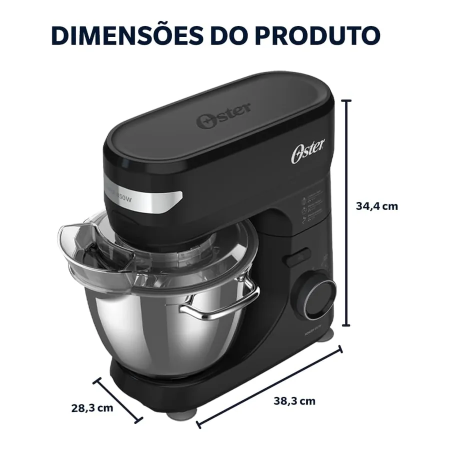 Batedeira Oster OBAT641 com bowl removível