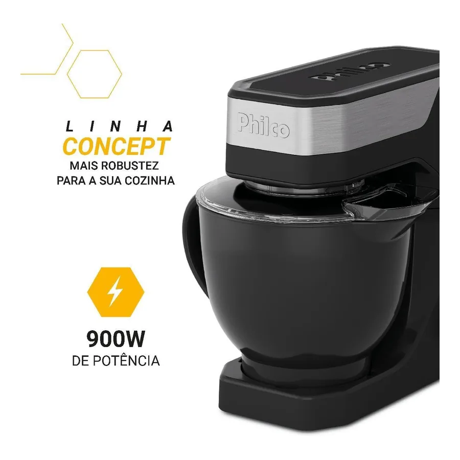 Batedeira Philco Planetária PBP90A Turbo 900W, imagem 4