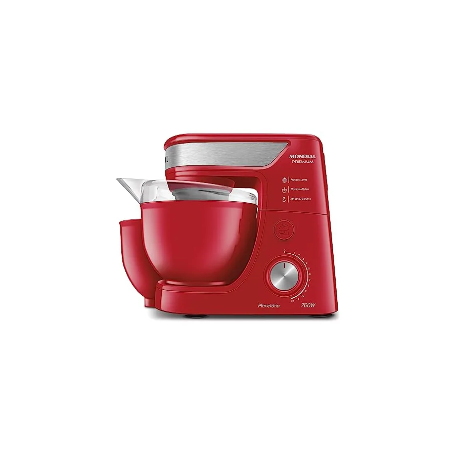 Mondial BP-01P-R com duas tigelas