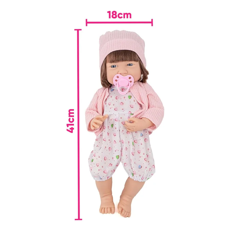 Bebê Reborn Conect Brinq Rosinha, imagem 3