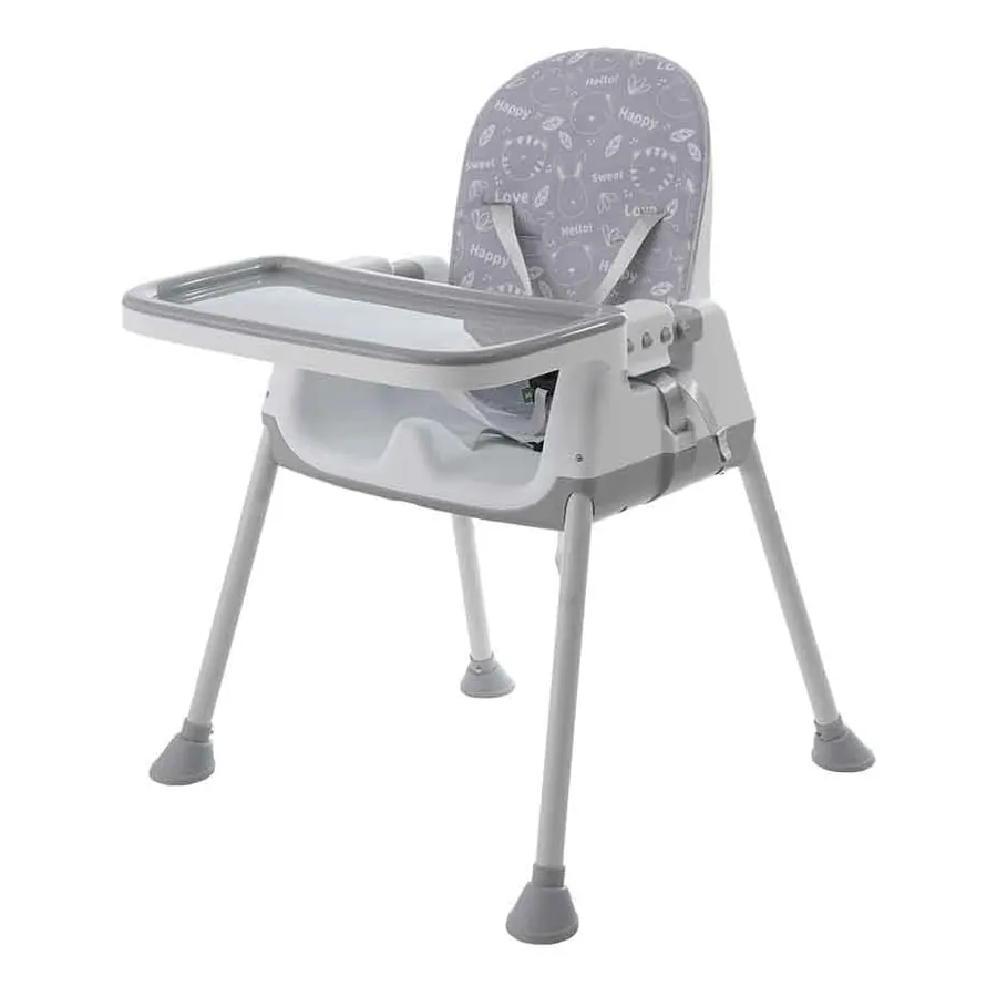 Cadeira de Alimentação Bebê Portátil Zest Cinza - Maxi Baby, imagem 4