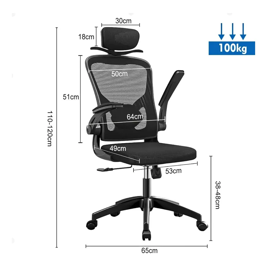 Cadeira Ergonômica Python Fly 2E+2, imagem 4