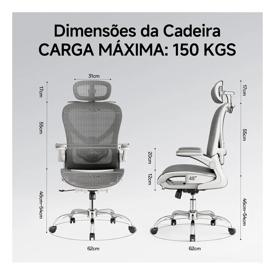 Cadeira Ergonômica LarkLeaves, imagem 4