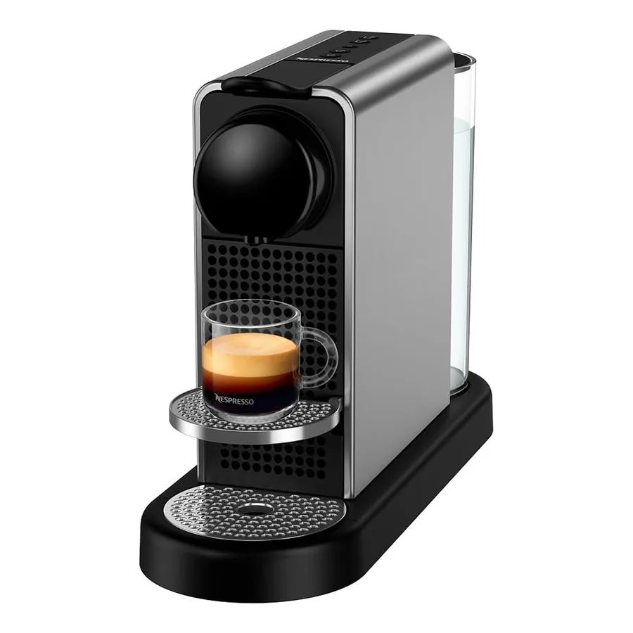 Nespresso CitiZ alumínio titânio frontal