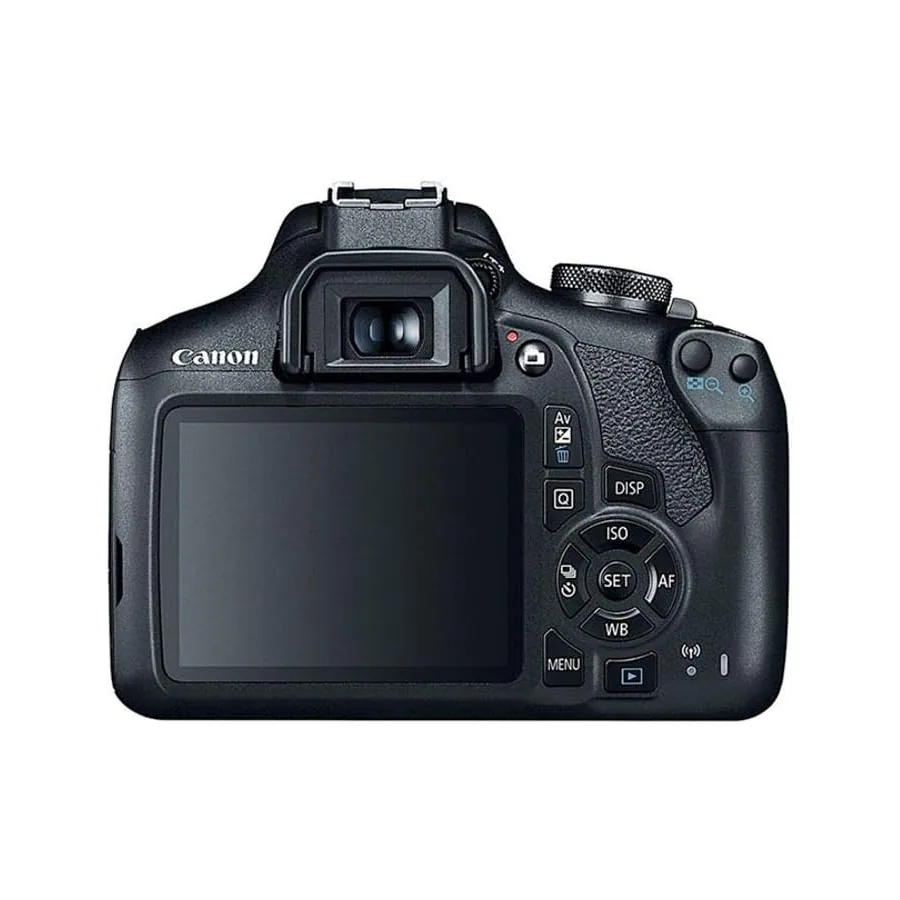 Canon T7+ - painel traseiro e visor
