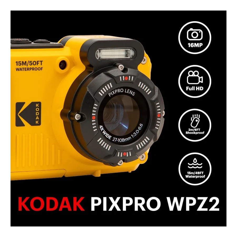 PIXPRO WPZ2 - vista traseira